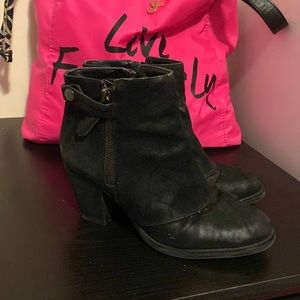 Gianni bono black booties